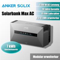 Anker Solix Solarbank Max AC - 0% MwSt nach §12 Abs....