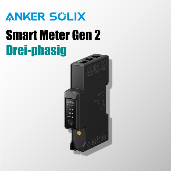 Anker SOLIX Smart Meter Gen 2 dreiphasig