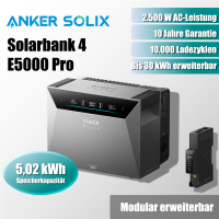 Anker Solix Solarbank 4 E5000 Pro + Smart Meter Gen 2 3...