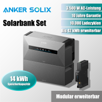 Anker Solix Solarbank Max AC + BP7000 Erweiterungsakku +...