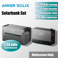 Anker Solix Solarbank 3 E2700 Pro + Power Dock + Smart...