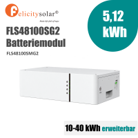 Felicitysolar FLS48100SMG2 Stromspeicher 5,12 kWh...