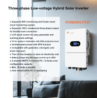 Felicitysolar IVGM20KLP3G1 20kW Niedervolt Hybrid-Wechselrichter 3-phasig